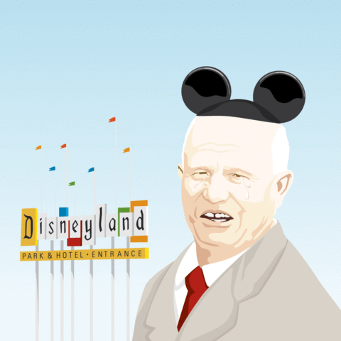 Khrushchev visits United States; denied access to Disneyland