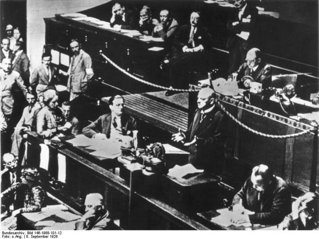 Discurso de Stresemann