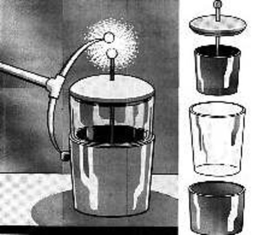 Garrafa de Leyde ou condensador