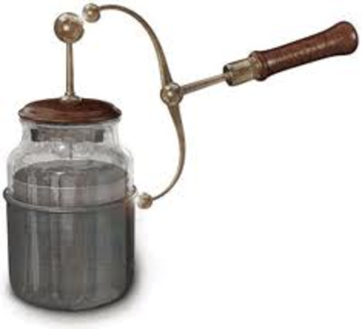 A garrafa de Leyden e o condensador