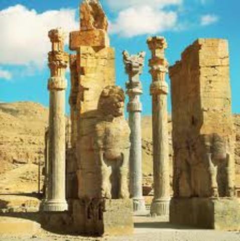 κατάκτηση απο τους πέρσες