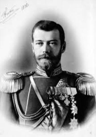 Czar Nicholas II Abdicates the Russian Throne