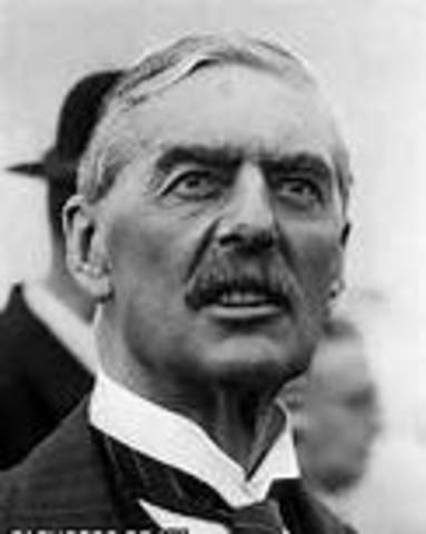 Chamberlain met Hitler