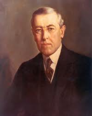 Woodrow Wilson Presents his Fourteen Points Peace Plan