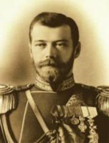 Nicholas II renounces the throne