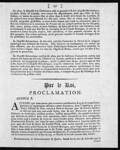 Proclamation of 1763