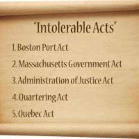 Intolerable Acts