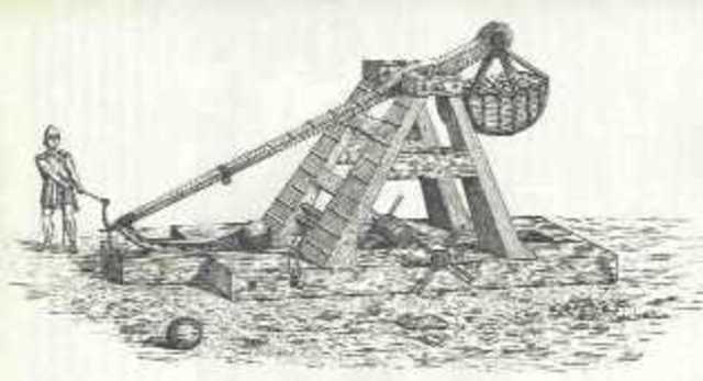 First use of the Trebuchet in Europe
