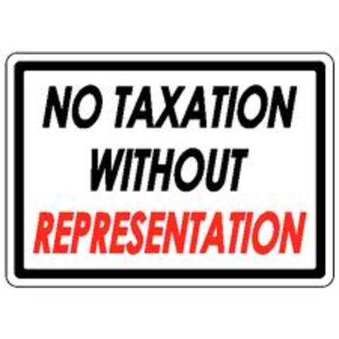 Colonist disagre with being taxed