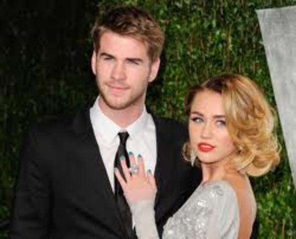 Miley y Liam