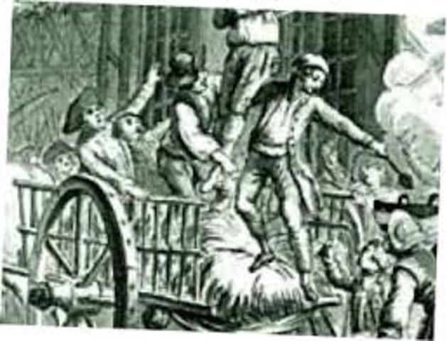 Very first taxation without the colonists approval.