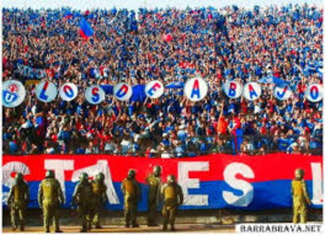Esparcimiento de las barras bravas por Sudamerica (Chile)
