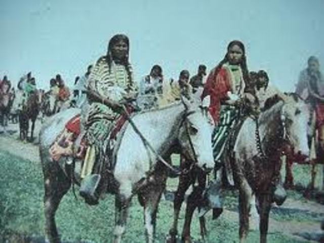 Comanches still live in a reservation