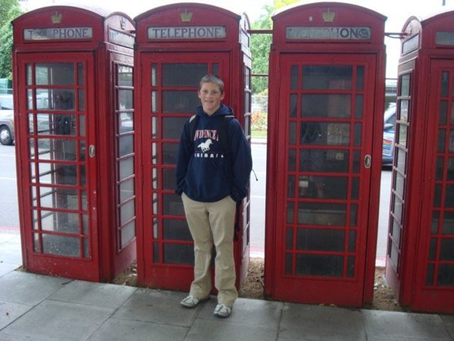 fui a London y Paris