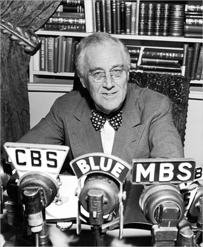 First Fireside Chat by FDR