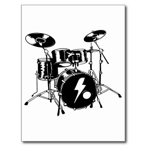 playing in a band as a drummer