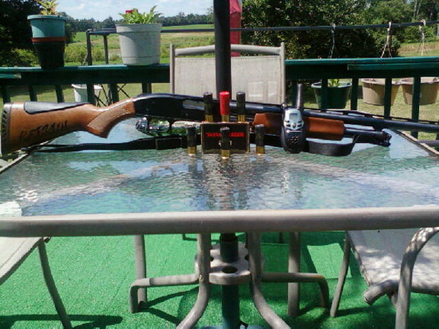 Shot a gun for the first time