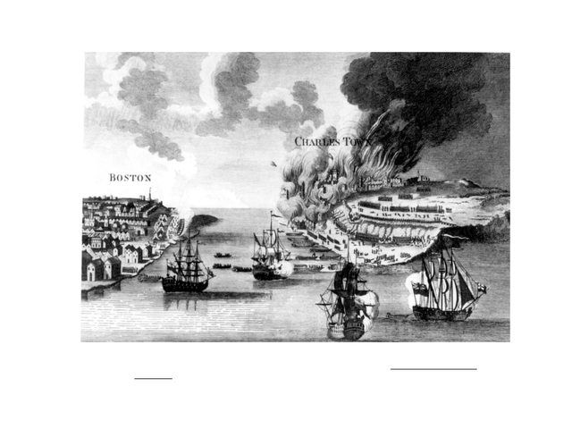 First Battle-Bunker Hill