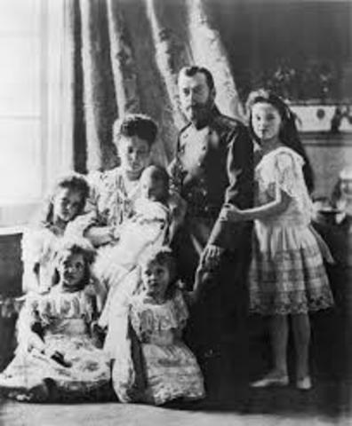 Czar Nicholas II abdicates the Russian throne