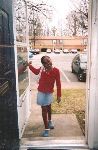 going to my cousin birthday party had to snap a pic before i left