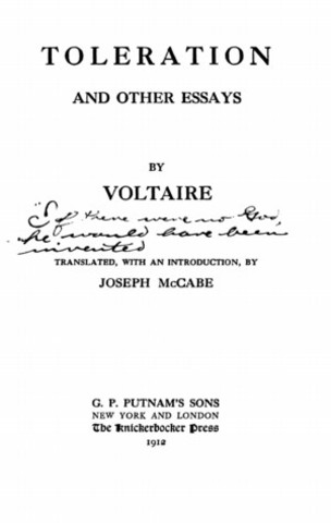 Voltaire- Treatise on Toleration