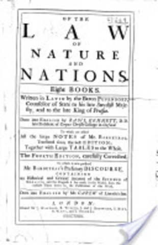 "Law of Nature and Nations"