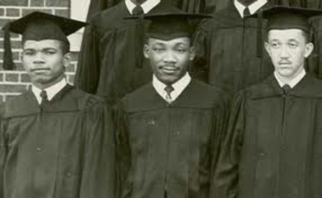 Martin Luther KIng Jr. went straight to college. He skipped 12th grade