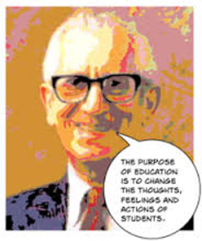 1956/ Benjamín BloomClasifica los objetivos de aprendizaje dentro de la educación.