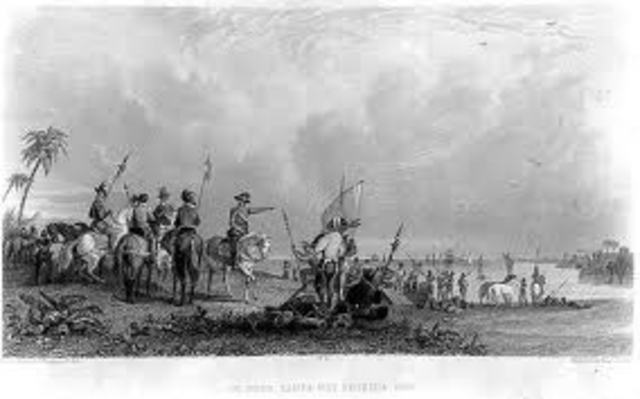 Hernando de Soto, alcanzo el Mississipi, uno de los mayores ríos del mundo