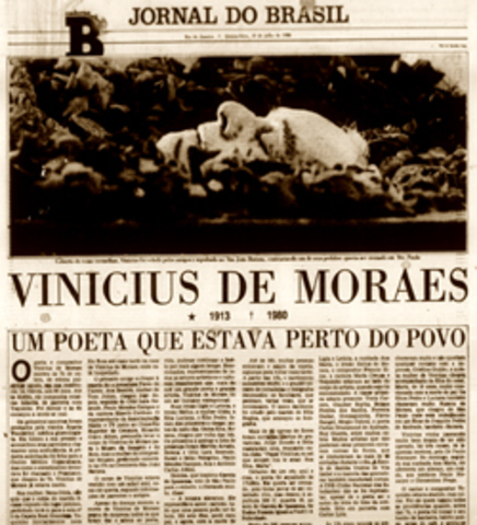 Morre Vinicius de Moraes
