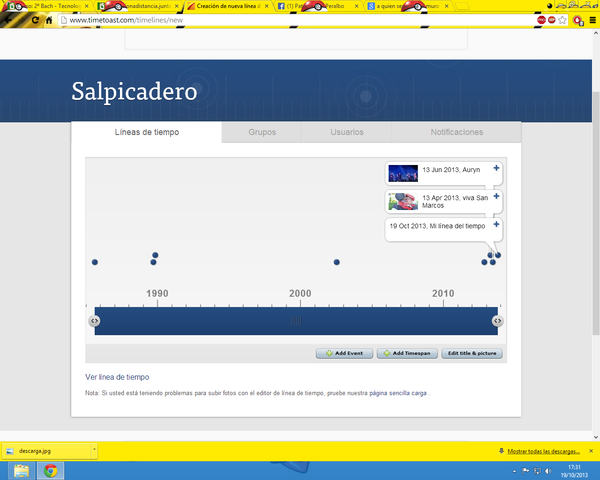 Mi línea del tiempo