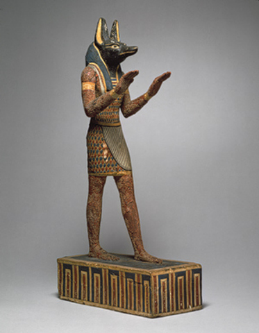 Statuette of the God Anubis as Embalmer 332-30 B.C