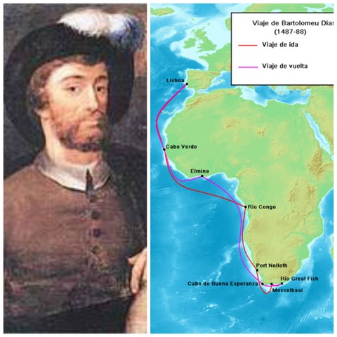 Llegada al Océano Índico doblando el Cabo de Buena Esperanza