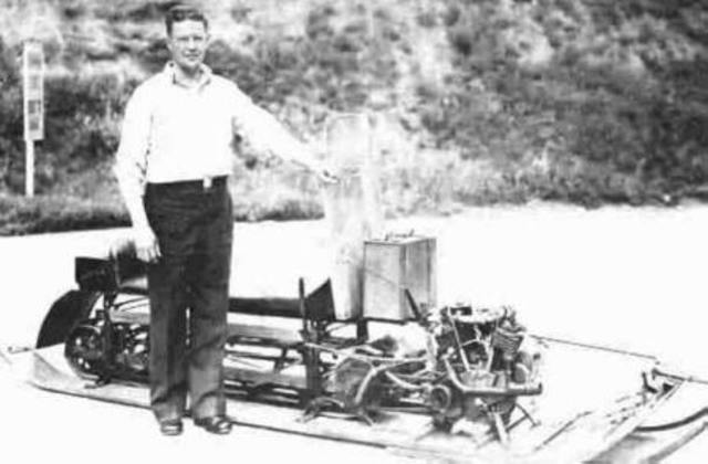 First Patented Snowmobile