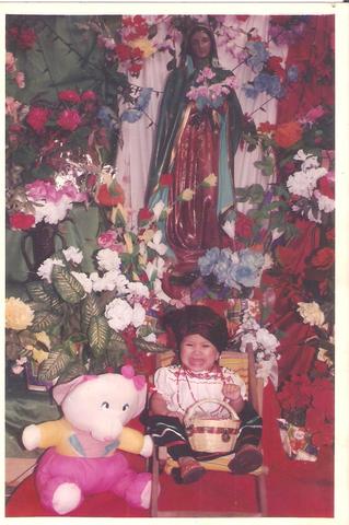 Mi primer 12 de ciciembre Dia de La virgen