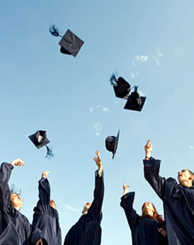 John graduates from college