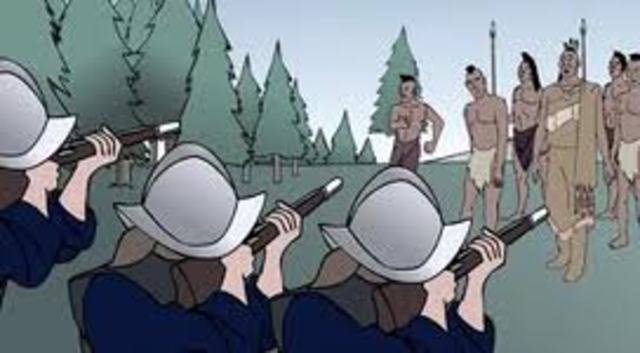 Europeans starting to end the settlement.