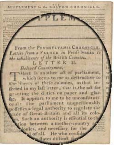 The Townshend Revenue Act