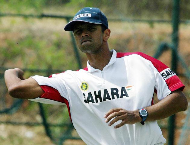 Dravid gets his First and Last Wicket