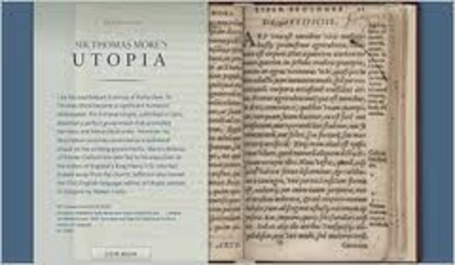 Thomas More's Utopia is published