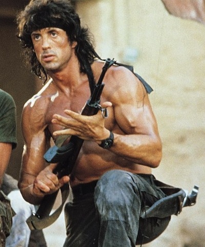 Grabación Pelicula "Rambo"