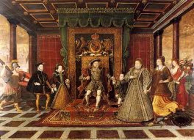 With the Supremacy Act, Henry VIII proclaims himself head of Church of England