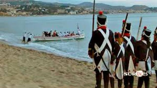 Las tropas norteamericanas desembarcan por Guánica.