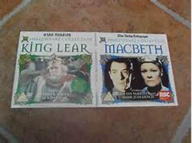 Shakespeare writes King Lear and Macbeth