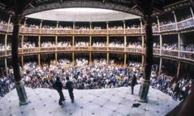 Globe Theatre is built in London