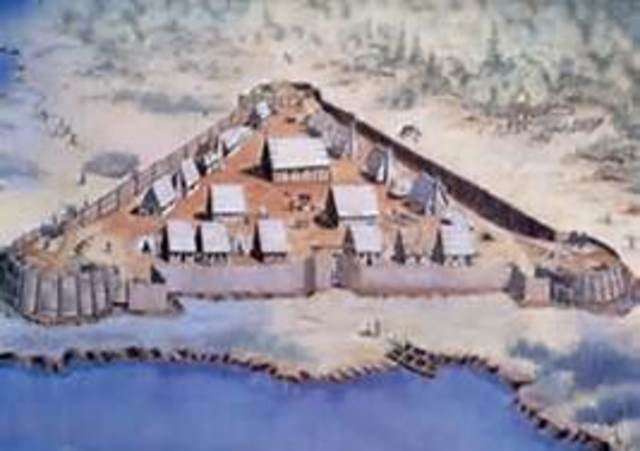 First permenant English settlement in North America is established at Jamestown, Virginia