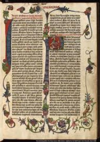 Johann Gutenberg Bible Published