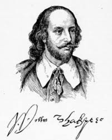William Shakespeare, the Bard of Avon, is born