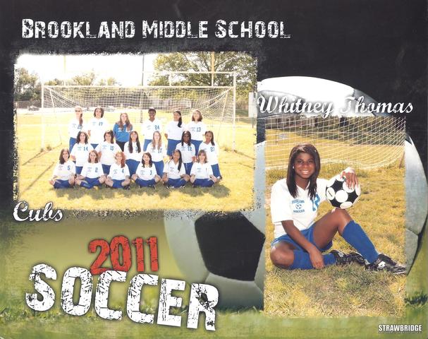 whitney goes to brookland middle school