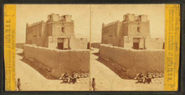 Indian Pueblos were made around Sante Fe